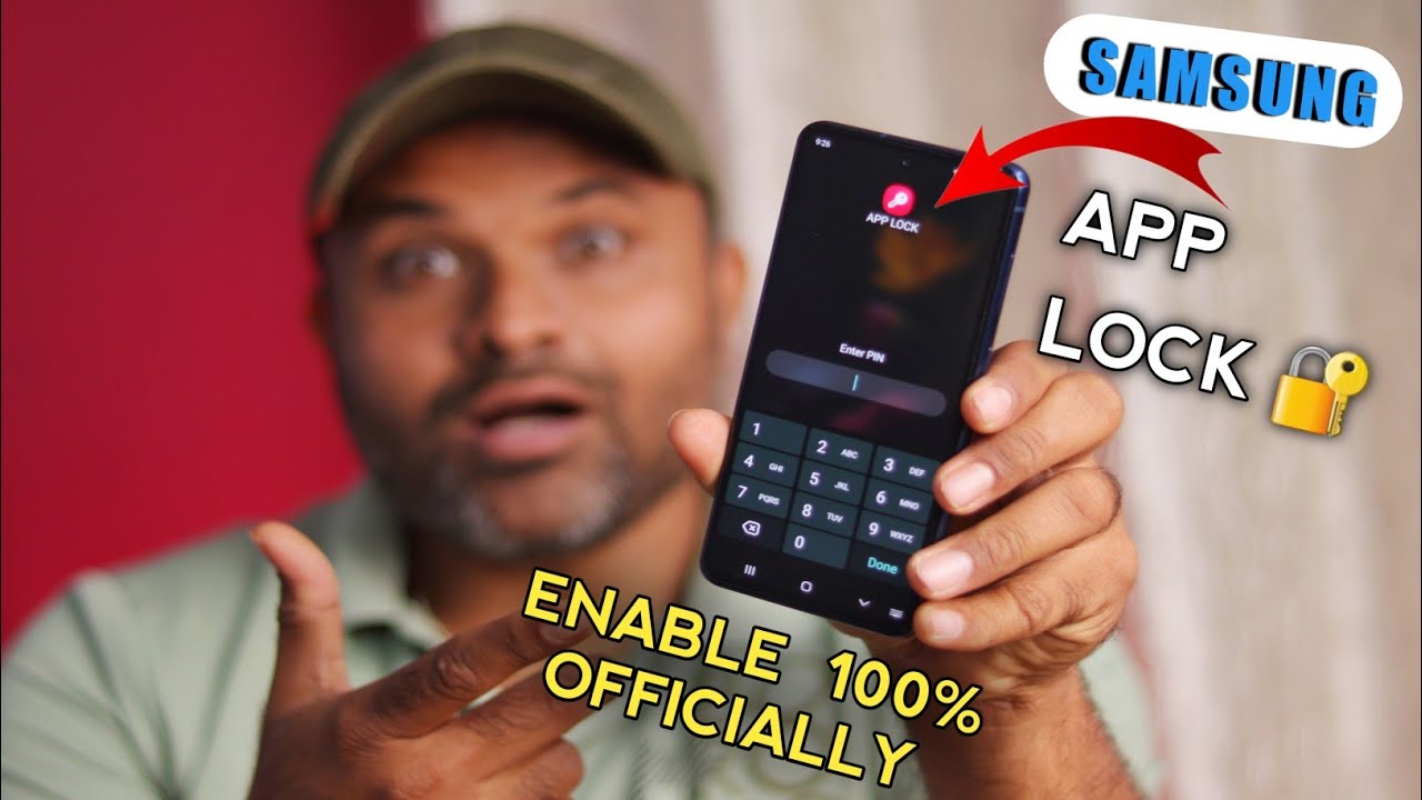 How To Enable Samsung Official App Lock 🔐|Samsung App Lock Kaise Kare ...