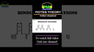 HINDUSTANI CLASSICAL NOTES  Theory explained...