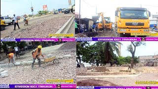 100%TRAVAUX LANCEMENT DU TRAVAUX AVENUE DE L'ECOLE LEMBA