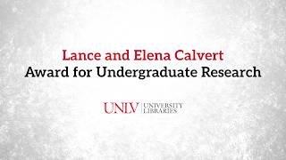 Calvert Award Ceremony 2026 -- University of Nevada, Las Vegas