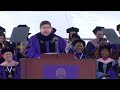 pritzker gives ‘office themed graduation speech at northwestern with steve carell present