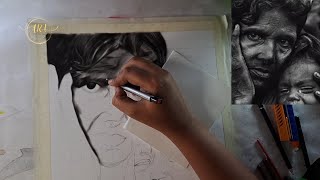 How To Draw Realistic pencil sketch Drawing 🤔😍 part one #drawing #sketch #trending #viral