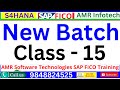 SAP FICO ECC & S4HANA CLASS 15  SAP FICO IN TELUGU - SAP FICO Course in Telugu - R2R Training