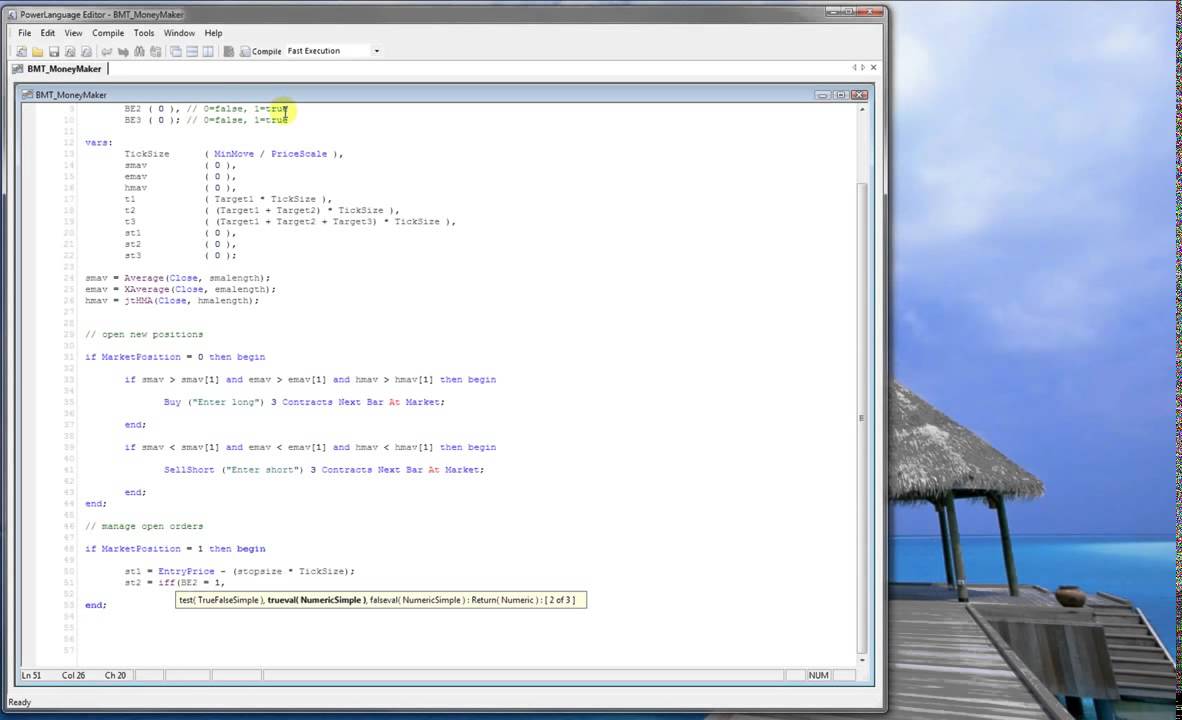 Multicharts Easylanguage Strategy How To Youtube