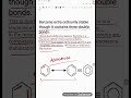 why is benzene extra ordinarily stable though it contains three double bonds.