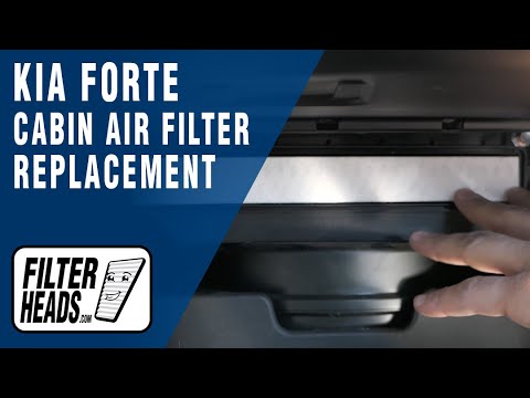 How To Replace Cabin Air Filter 2021 Kia Forte | AQ1258 - YouTube