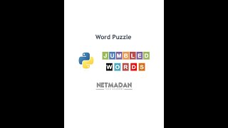 Python - Solved Jumbled Words - Word Puzzle