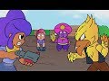 BRAWL STARS ANIMATION: CROW VS SHELLY VS NITA