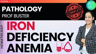 10.12 Iron Deficiency Anemia: A Comprehensive Overview| Dr. Priyanka Sachdev | Pathology Prof Buster