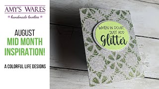 GLITTER ON GLITTER! Mid Month Inspiration from A Colorful Life Designs!