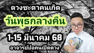 ทำนายดวงชะตา คนเกิดวันพุธกลางคืน ช่วง 1-15 มีนาคม 2568 โดย อาจารย์ปอคนเปิดดวง