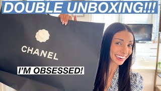 DOUBLE CHANEL UNBOXING + PRICES! DID I GET A CHANEL HANDBAG? RTW? SHOES? LET’S UNBOX THEM TOGETHER!