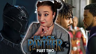 Black Panther (2018) 🐈‍⬛ Part 2 ✦ MCU Reaction & Review ✦ What an ending!