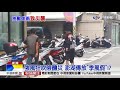 颱風沒來 怪風吹倒路燈 瀑布