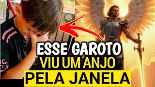 Garoto vê ANJO PELA JANELA enquanto  adorava a DEUS