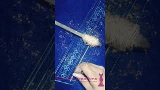 Golden #zardouzi kasab #handwork on #velvet #pakistanikurti #vlog #zari