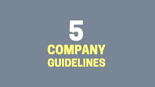 HR Company Guidelines Video Template - Edit this Powtoon now