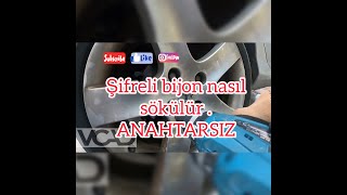 Şifreli bijon Nasıl sökülür ? Janta zarar vermeden