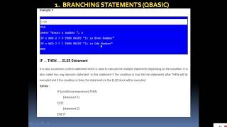 CLASS : VII | CH - 5 | QBASIC PROGRAMMING CONSTRUCT | PART -1 | MR. SACHIN VERMA