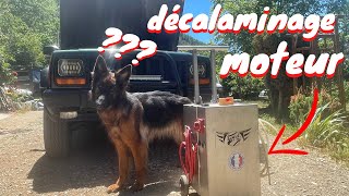 décalaminage moteur par injection d'hydrogène