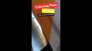 Unboxing \u0026 Test Pisau WMF Classic Line 20CM X50CrMoV15 DIN 1.4116 Jerman