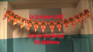 Halloween 2020 au lycée Jean Monnet