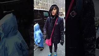 201811月美國旅遊 紐約下雪了3 Poly video kids funny