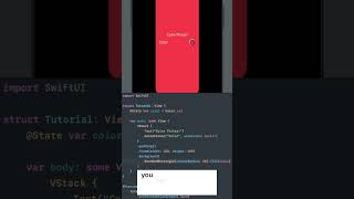 SwiftUI ColorPicker! #coding #computerscience #iosdeveloper #swiftui #programming