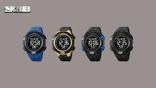 Dual Time SKMEI 2078 50m Waterproof Digital Men Watch