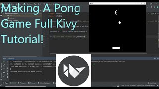 Creating Pong Game App Full Tutorial [python language 2023]
