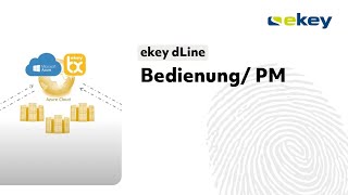 ekey dLine - Bedienung / PM