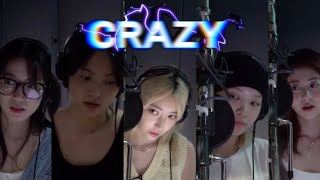 LE SSERAFIM (르세라핌) - Crazier (미치지 못하는 이유) [Recording Version 레코딩 버전]