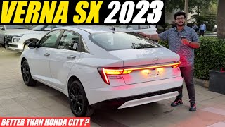 Verna SX 2023 - Most Value for Money Variant? | Walkaround Review with Price | Verna 2023