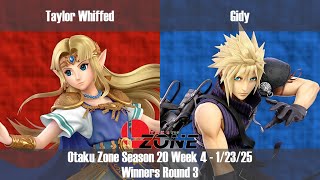 OZone20W4 - W3 - Taylor Whiffed [Zelda] vs Gidy [Cloud]