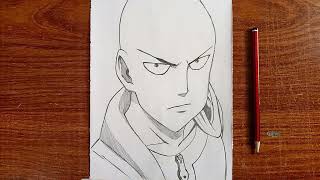 How to draw saitama ( one punch man ) step by step