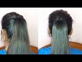 Beautiful ponytail Hairstyle short and long hair #Hairstyles #Nirmala Hairstyles