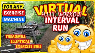 32 Min Fat-Burning Sprint & Jog Interval Workout | Belly Fat Loss Virtual Exercise