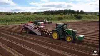 ScanStone Destoners, BedTillers and BedMakers working in Scotland, Miedema Planter