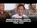 Menhan Prabowo Lakukan Silaturahmi Ke Perkumpulan Purn. Polri