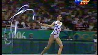 Evagelia Sotiriou (GRE) ribbon  OG 1996