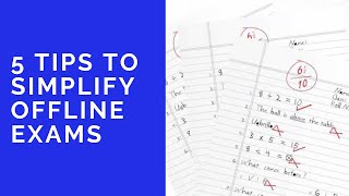 5 Tips To Simplify The Offline Exam Process | Eklavvya