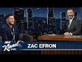 Zac Efron on Crocodile Catching in Papua New Guinea, Playing a Dad & Prank at UFC Match