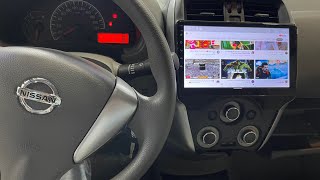 شاشه نيسان صني ٢٠٢٤ آخر اصدار جميع المواصفات Nissan Sunny 2024 screen, latest version