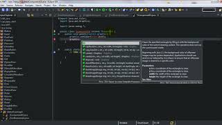 29. JComponent Java Swing Tutorial without voice