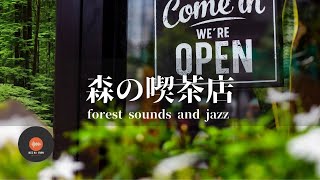 環境音+JAZZ やさしい森の喫茶店 鳥のさえずり 川のせせらぎ 自然の環境音 森の中  CAFE JAZZ - 作業用BGM