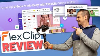 FlexClip Review! Easy Video Editor, Now With AI Features!