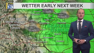 Storm chances increase statewide early next week
