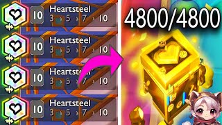 FINALLY! My First 10 Heartsteels at RANKED | TFT SET 10 RANKED