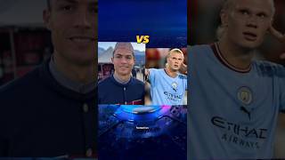 Ronaldo vs Haaland comparison #shorts#short#ronaldo #trending #comparison #football #popular