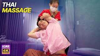 ASMR: Relaxing Thai stretching massage for deep relaxation!